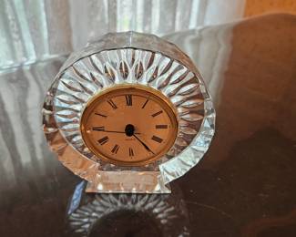 Boatmens bank crystal clock