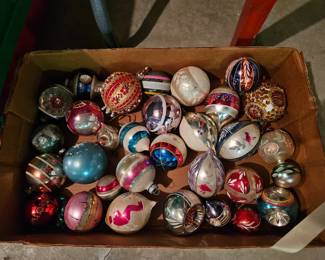 Vintage christmas ornaments 