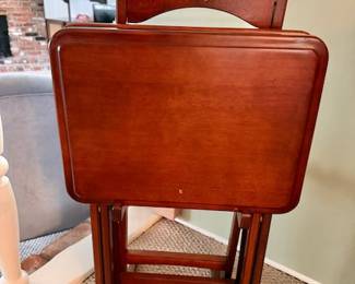vintage snack tables