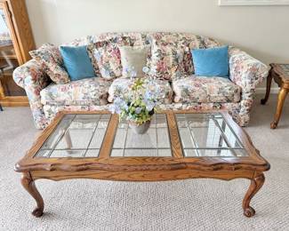 coffee & side glass top tables