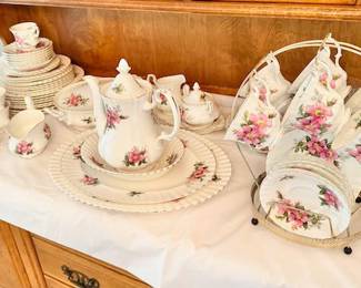 vintage Royal Albert prairie rose china
