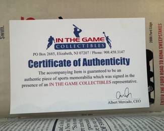 Sports Illustrated February 2008 Autographed by David Tyree (In the Game Collectibles COA Included)