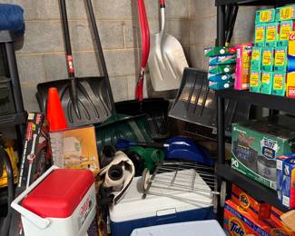 Huge Collection of Coolers & Brand New Shovels