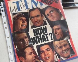 Time Magazine November 18, 1974 Autographed by John Glenn