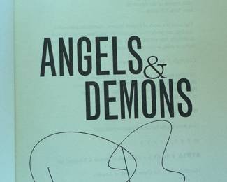 "Angels & Demons" Autographed by Dan Brown