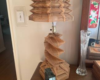 Popsicle Stick Lamp