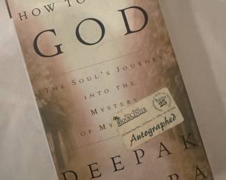 "How to Know God" Autographed by Deepak Chopra