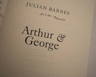 "Arthur & George" Autographed by Julian Barnes