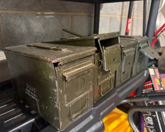 Vintage Ammo Boxes