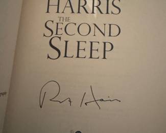 "The Second Sleep" Autographed by Robert Harris (2 Available)