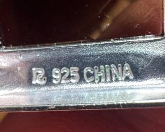 Sterling Silver with Cushion Cut Topaz Sterling Silver Pendant