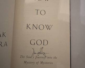 "How to Know God" Autographed by Deepak Chopra