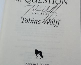 "The Night in Question" Autographed by Tobias Wolff
