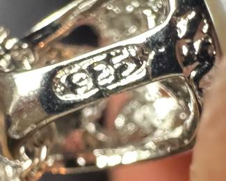 Sterling Silver Necklace with Dangle Pearl Sterling Silver Pendant