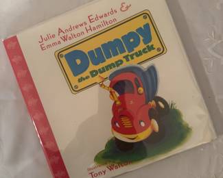 "Dumpy the Dump Truck" Autographed by Julie Andrews Edwards, Emma Walton Hamilton & Tony Walton