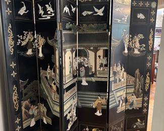 6 Panel Asian Screen / Room Divider