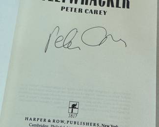 "Illywhacker" Autographed by Peter Carey