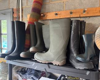 Collection of Outdoor Rubber Boots Size 11