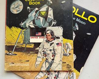 "Apollo Man on the Moon" Coloring book (2 Available)