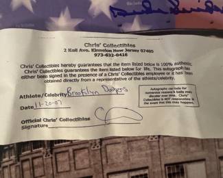 Legacy of Brooklyn Dodgers Autographed Poster (COA included)
