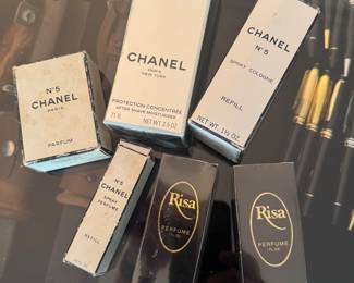 Vintage Chanel & Risa Perfume (New in Box)