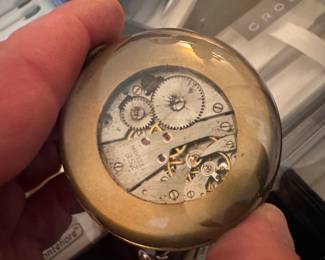 Omega 1882 Switzerland Crystal Spherical Ball Clock