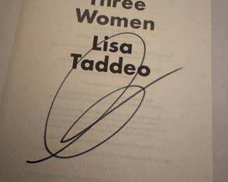 "Three Women" Autographed by Lisa Taddeo