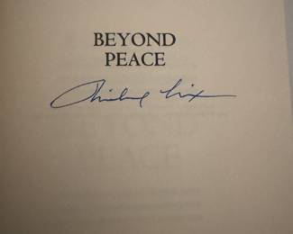 "Beyond Peace" Autographed by Richard Nixon