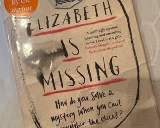 "Elizabeth is Missing" Autographed by Emma Healey