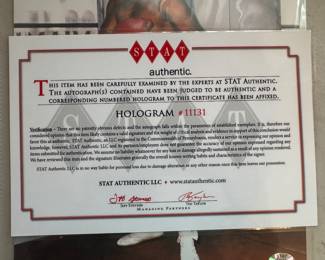 Muhammad Ali Autographed Photo (STAT COA Included)