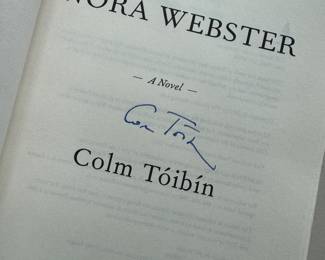 "Colm Toibin"	Autographed by Nora Webster
