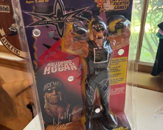 Vintage 1999 Tiger Electronics Hollywood Hogan Power Fighters Games Collectible Figurine and LCD Handheld Game (4 Available)
