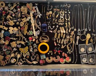 Large Collection of Silver & Costume Jewelry