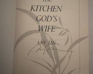 "The Kitchen God's Wife" Autographed by Amy Tan