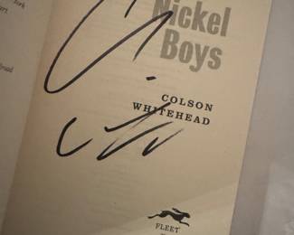 "The Nickel Boys" Autographed by Colson Whitehead (2 Available)
