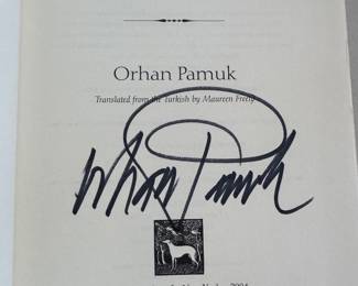 "Snow" Autographed by Orhan Pamuk