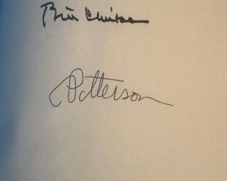 "The President is Missing" Autographed by Bill Clinton & James Patterson