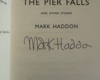 "The Pier Falls" Autographed by Mark Haddon