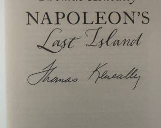 "Napoleon's Last Island" Autographed by Thomas Keneally