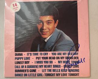 Paul Anka Vintage Years Vinyl Autographed by Paul Anka
