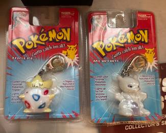 Pokemon Topegi & Mewiwo Keychains