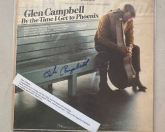 Glen Campbell - By the Time I Get to Phoenix Autographed by Glen Campbell