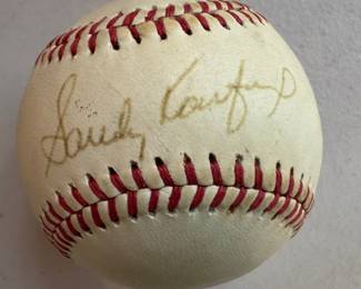 Sandy Koufax Autographed Baseball (NO COA)