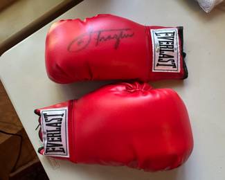 Joe Frazier Signed Boxing Glove with COA