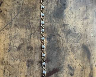 Sterling Silver with Precious Stone Bracelet