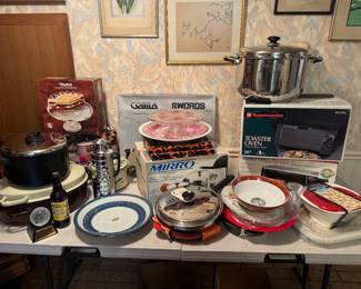 Enormous Collection of Kitchen Appliances, China & Accessories