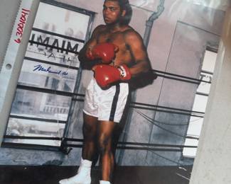 Muhammad Ali Autographed Photo (STAT COA Included)