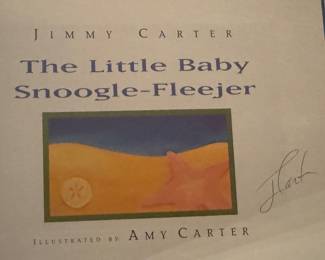 "The Little Baby Snoogle-Fleejer" Autographed by Jimmy Carter
