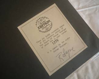 "The Cajuns of George Rodrigue" Autographed by George Rodrique (Edition 1276/8000)