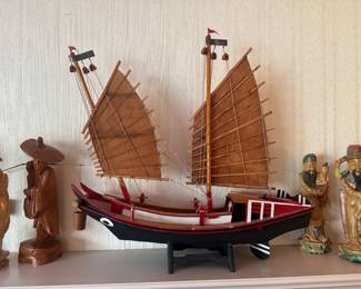 Okinawa Yanbaru Sabani Model Ship